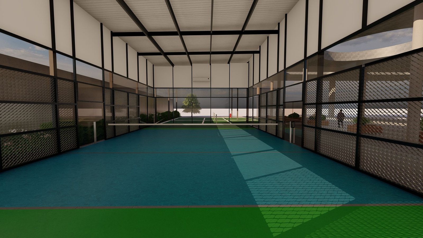 Airport Court — view 1