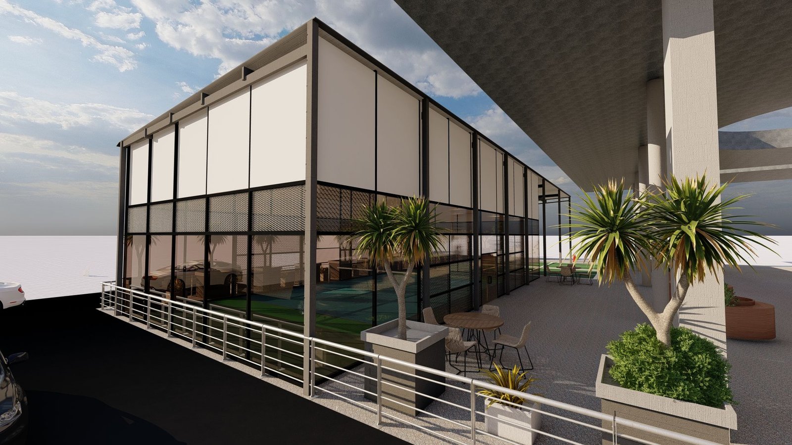 Airport Court — view 5