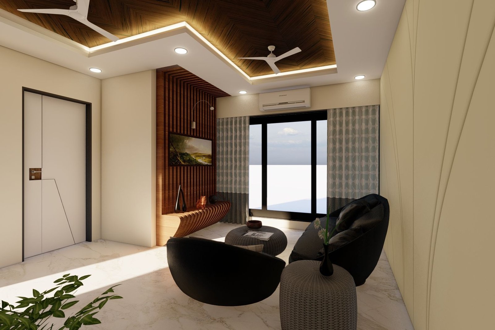 1BHK Residence — detail