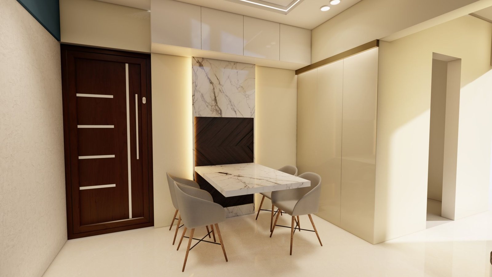 Interior detail from Kandivali 2BHK